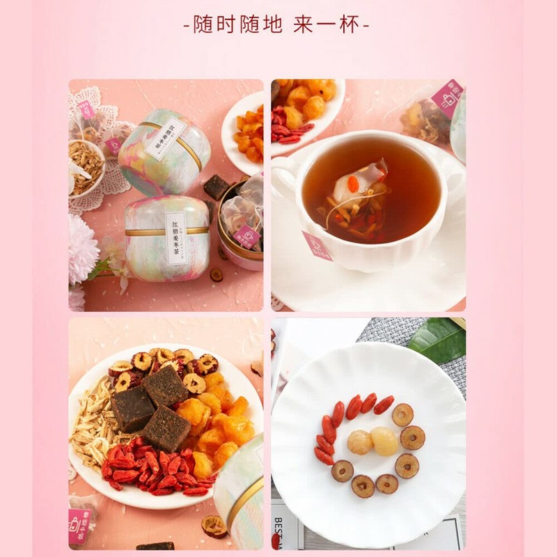 3pcs*100g Premium Brown Sugar Ginger Tea Herbal Tea Hongtang Jiangcha