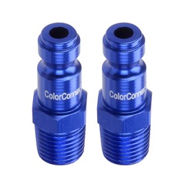 ColorConnex Plug (2-Pack), Automotive Type C, 1/4" MNPT, Blue - A72440C-2PK