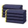 PackRite Moving Blankets 72" x 40" Quilted Heavy Duty Furniture