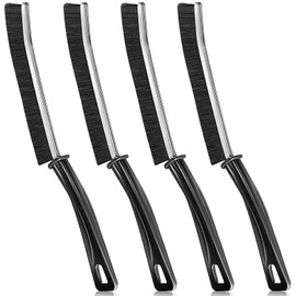 4 Pieces Hard Bristle Corner Cleaning Brush, Gap Cleaning Brush, Grout Brush, Cleaning Brush for Floor Grout, Shower Cleaning, Deep Cleaning for Kitchens, Bathrooms, Tiles, Doors, Windows