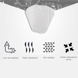 5PCS Extra-Strong Anti-Slip Pad Car Dashboard Sticky Pad Removable Silicone Gel Mat Washable Multi-Purpose PU Gel for Cell Phone Tablet (Blue)