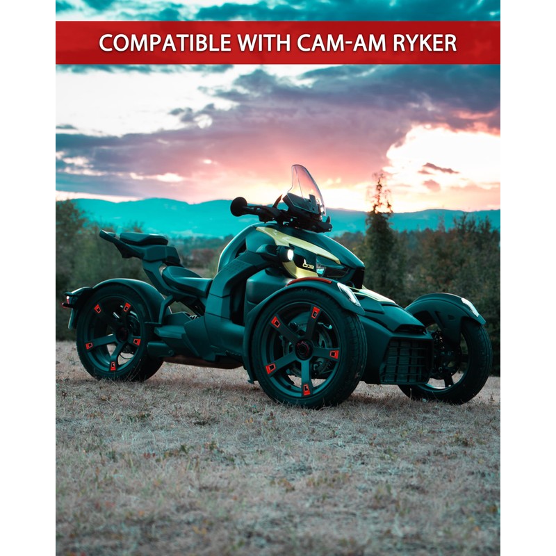 POKIAUTO Wheel Caps for Ryker 600 900 Sport All Models