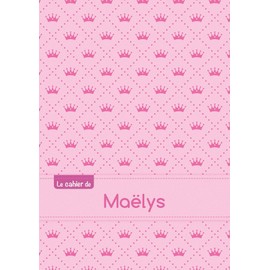 Le cahier de maelys: Cahier maelys - Blanc,96p,A5 - Princesse