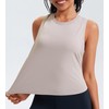 JOYSPELS Workout Crop Tank Tops for Women Cool-Dry Sleeveless Loose