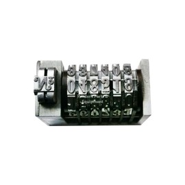 Numbering Machine 6 Digits Backwards Roman