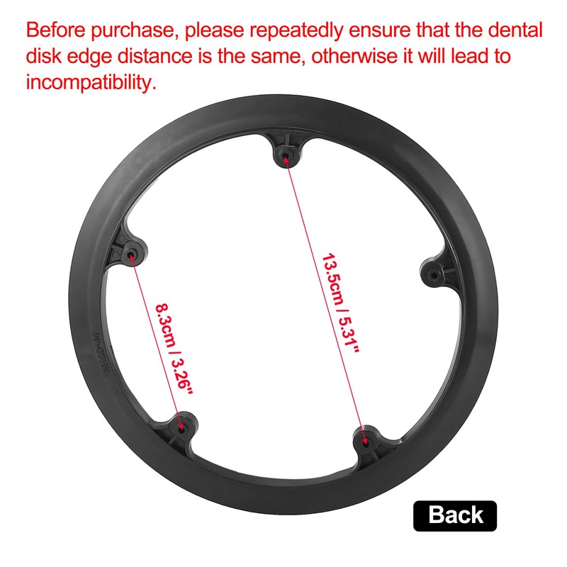 X AUTOHAUX 44 Teeth 8.5cm 5 Holes Bicycle Crankset Chain