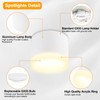 URing LED Surface-Mounted Spotlights, 3000 K Ceiling Spotlights, White, Includes