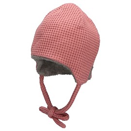 Sterntaler Girls Beanie Waffle Look Hat, pink