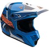 Answer Racing 447773 A23 AR1 Vendetta Helmet: Blue/White/Hyper Orange, Youth