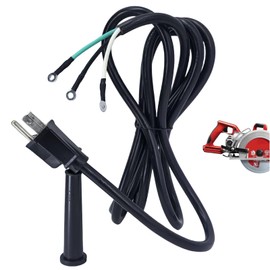QMTCYXGS 95104L Replacement Cord Suitable for Saw Worm Drive Saw SPT77W, SPT70WM, SPT77WM, SPT77WML, SPT78W, SPT78MMC, SPT70V, SPT55 Circular Saw Power Cord Parts,Heavy Gauge for Saw Power Tool