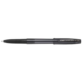 Pilot BSGC-10BB-BB Oil Based Ballpoint Pen, Super Grip G, Cap Type, 0.06 inch (1.6 mm), Ultra Thick, Black Axis, Black Lead, Set of 10