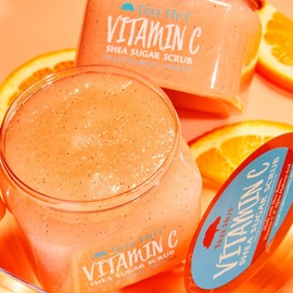 TREE HUT, Vitamin C Shea Sugar Scrub, Exfoliante Corporal de Azúcar Natural con Manteca de Karité y Vitamina C, Exfolia e Hidrata la Piel, 510 gramos