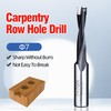 HUHAO 7mm Diameter Carbide Tipped Brad Point Boring Bit Dowel