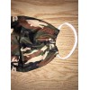 New Black Beige Brown Green Camo Print Face Mask