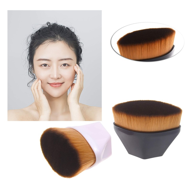 Diamond Shield Powder Foundation Brush - Flat Top Kabuki Makeup