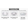 Chrome Front Hub Cap Covers for Semi Truck 8.9" Hub