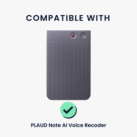 kwmobile AI Voice Recorder Cover Compatible with PLAUD Note AI Voice Recoder - Suction Cup Mount - Dark Blue