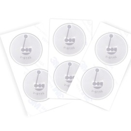 10Pcs NFC Stickers Work On Metal | Anti-Metal NFC Tags NTAG215 NFC Stickers 25mm(1 inch) Round NFC Tag Metal | Compatible with TagMo and Amiibo