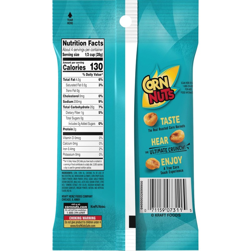 Corn Nuts Variety Pack 4oz Size (Pack of 5) 1