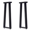 Taelakeni 36 Inch Metal Table Bar Legs, Heavy Duty Industrial