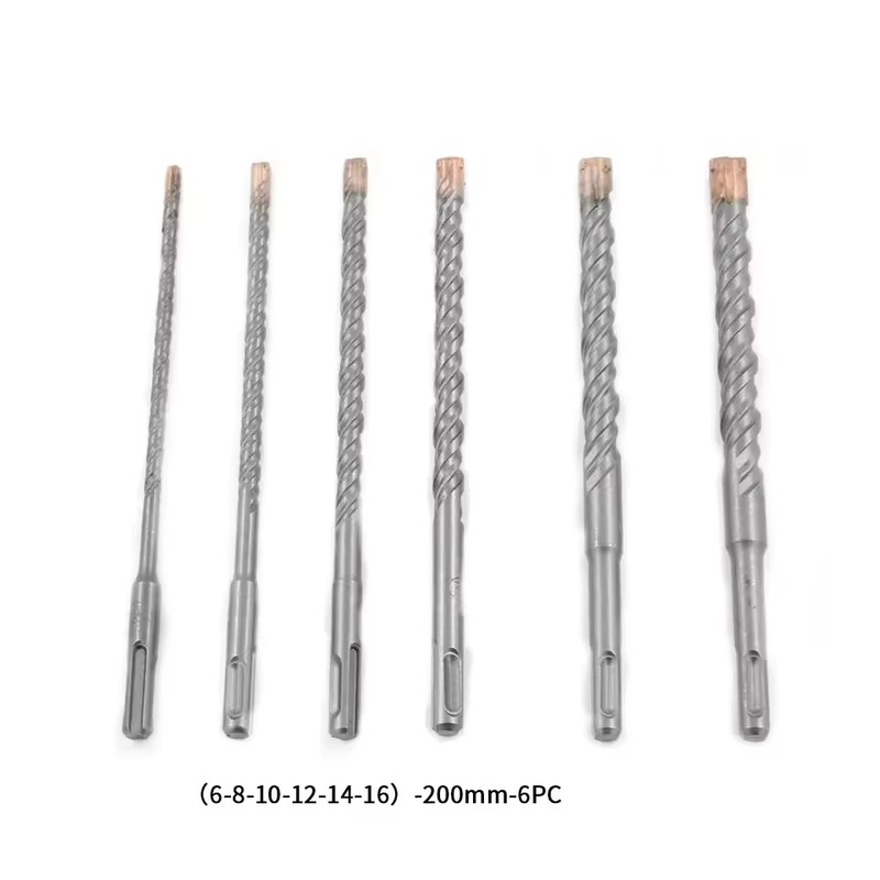 SDS Plus Masonry Drill Bit Set for Concrete, Brick &
