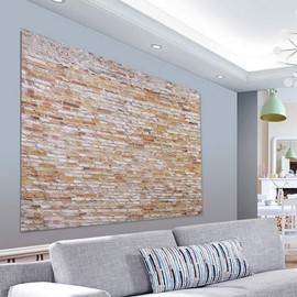 Tapestry Mural Coffee Brick Wall Fabric Decor Supplies Blanket Festive Wedding Gift Gift (180*230, Brown)