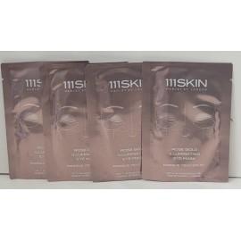 111SKIN 4 pk 111SKIN Rose Gold Illuminating Hydrogel Eye Mask 0.2 fl oz / 6ml Single Use