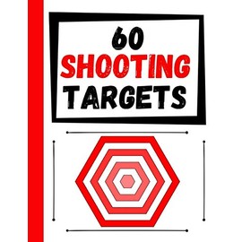 60 Shooting Targets: Large Paper Perfect for Rifles / Firearms / BB / AirSoft / Pistols / Archery & Pellet Guns