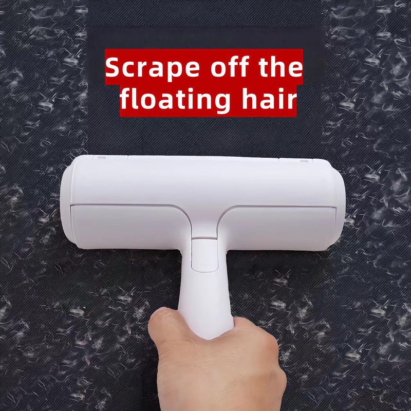 URCHUZE Elektrostatischer Tierhaar-Entferner, 19,5 x 19 cm, Handfreie Reinigung für