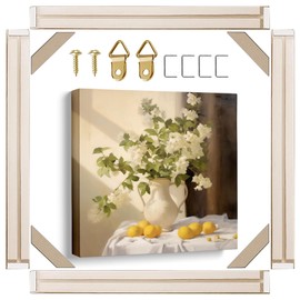 Canvas Stretcher Bars 4PCS Frame Kit, 32 Inches DIY Free Wood Stretcher Bars for Home and Office, Gallery Wrap Wall Arts Handicraft Supply for Oil Painting, Poster, Picture & Paint by Numbers