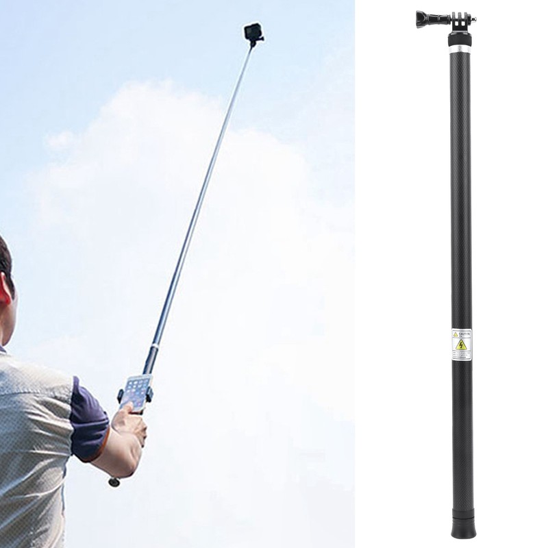 TELESIN 2.7m Carbon Fiber Universal Extendable Selfie Stick Hand‑Held Cameras
