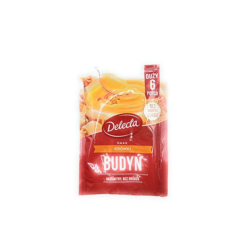 Delecta hot pudding Budyn KROWKA 3pc/18 portions Made in Poland