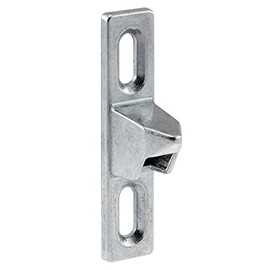 Prime-Line MP2082 Sliding Door 1/2 In. Wide Keeper with Chrome Plated Diecast, 2 Count (Pack of 1)