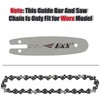 E & S 5 Inch Chainsaw Bar & Chain Combo