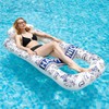 Meetinext Inflatable Pool Floats Lounger with Headrest, Pool Float Mat