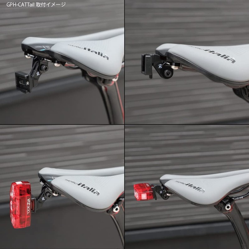 (Rec-Mount) Safety Light Adapter for Go Pro Interface → Cateye