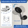 Suction Cup Shower Head Holder Wall Mount, Removable Handheld Shower