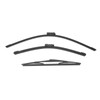 3Pcs Front Windshield Wiper Blades Durable Wiper Blade Replacement for