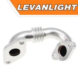 LEVANLIGHT EGR Exhaust Gas Recirculation Intercooler Turbo Pipe Compatible for Au di A4 A5 A6 Q5 V W Trans Porter Diesel Engine Replace# 03L131521J
