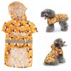 Dog Raincoat Reflective Breathable Lightweight Bee Pattern Puppy Rain Jacket
