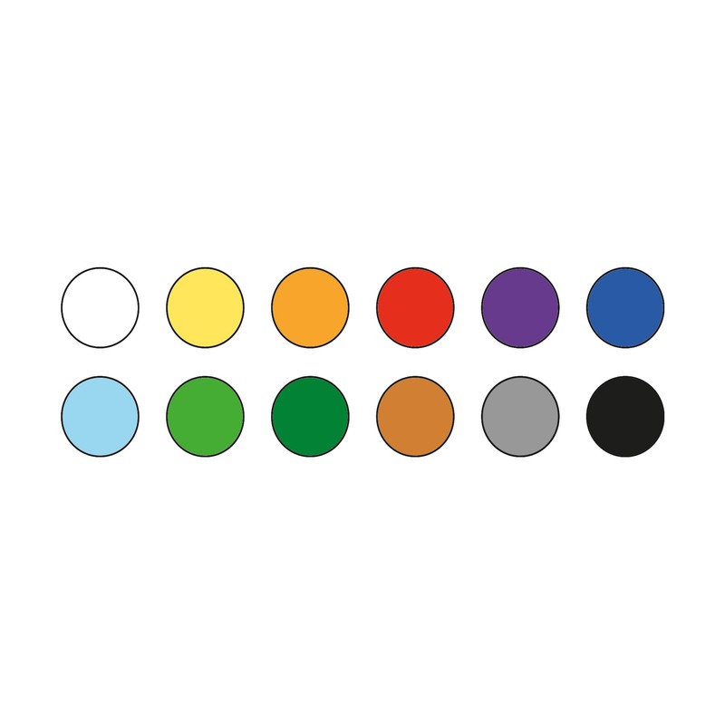 Daler-Rowney Simply Hex Colouring Pencil Set, 12 Assorted Colours, For