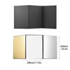3-in-1 Multi-functional Photography Reflector Cardboard Foldable Photography Reflector Diffuser Board