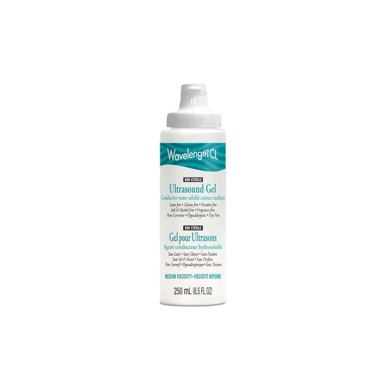 Wavelength® MP Clear Multi-Purpose Ultrasound Gel Transmission Gel (250 ml)