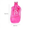 Children Kids Mesh Drawstring Backpack Summer Outdoor Beach Shell Toy