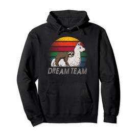 Alpaca Sloth Dream Fur Animal Wool Blanket Llama Pullover Hoodie