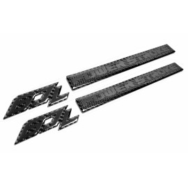 FORD (17-21 SUPER DUTY) F250 F350 F450 F550 REAL CARBON FIBER POWERSTROKE BADGES