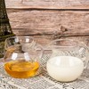 ELITEA Clear Glass Creamer Pitcher Milk Cream Tea Serving Pitcher