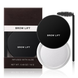 Eyebrow Gel Clear | Brow Gel, Wax & Styling Cream | Waterproof, Long-Lasting, Smudge Proof | Natural Looking Brows | Brow Glue & Shaping Kit for Defined Eyebrows