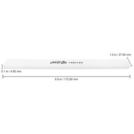 10PCS Jumbo Size PANA Professional Double Sided Nail Files - White, 180/180 Grit - Emery Board Nail Buffering File Manicure Pedicure Nail Polisher Washable