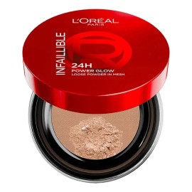 L'Oréal Paris Infallible 24h Power Glow polvo traslúcido con acabado glowy, duración hasta por 24h